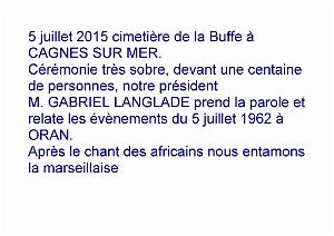 2015 07 05 CAGNES SUR MER  CONTRE L OUBLI DU 5 JUILLET 1962 A ORAN  (1)